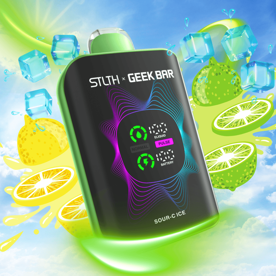 STLTH x Geek Bar 80K Disposable Vape - Sour C Ice Vape Superstore  Saskatchewan Canada