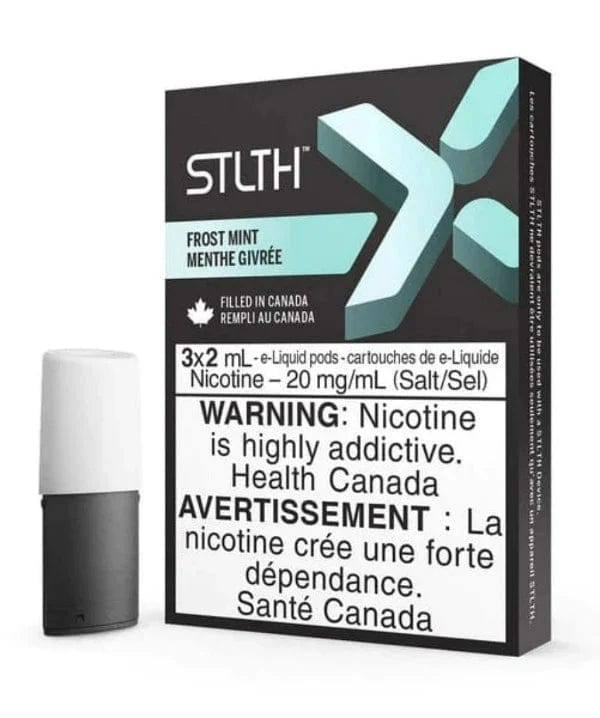 STLTH X Pod Pack-Frost Mint 20mg Vapexcape Vape and Bong Shop Regina Saskatchewan