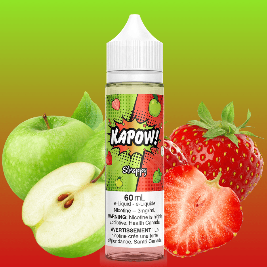Strappy by Kapow E-Liquid 60ml / 0mg Vape Superstore  Saskatchewan Canada