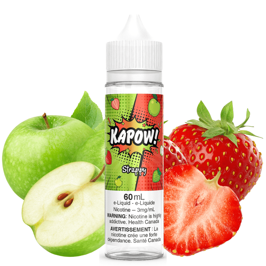 Strappy by Kapow E-Liquid 60ml / 0mg Vape Superstore  Saskatchewan Canada