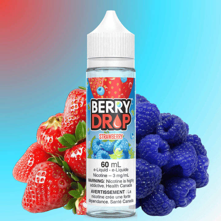 Strawberry by Berry Drop E-Liquid 60mL / 0mg Vape Superstore  Saskatchewan Canada