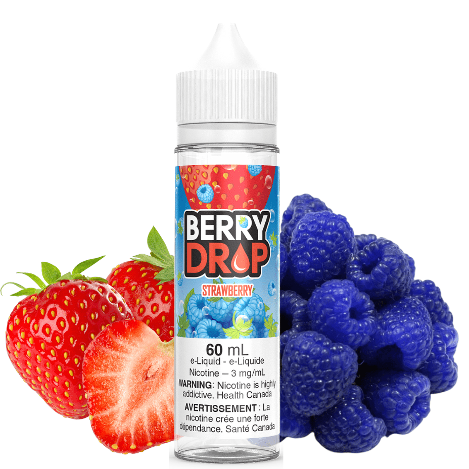 Strawberry by Berry Drop E-Liquid 60mL / 0mg Vapexcape Vape and Bong Shop Regina Saskatchewan