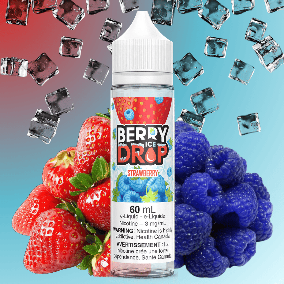 Strawberry Ice by Berry Drop E-Liquid 60ml / 3mg Vape Superstore  Saskatchewan Canada