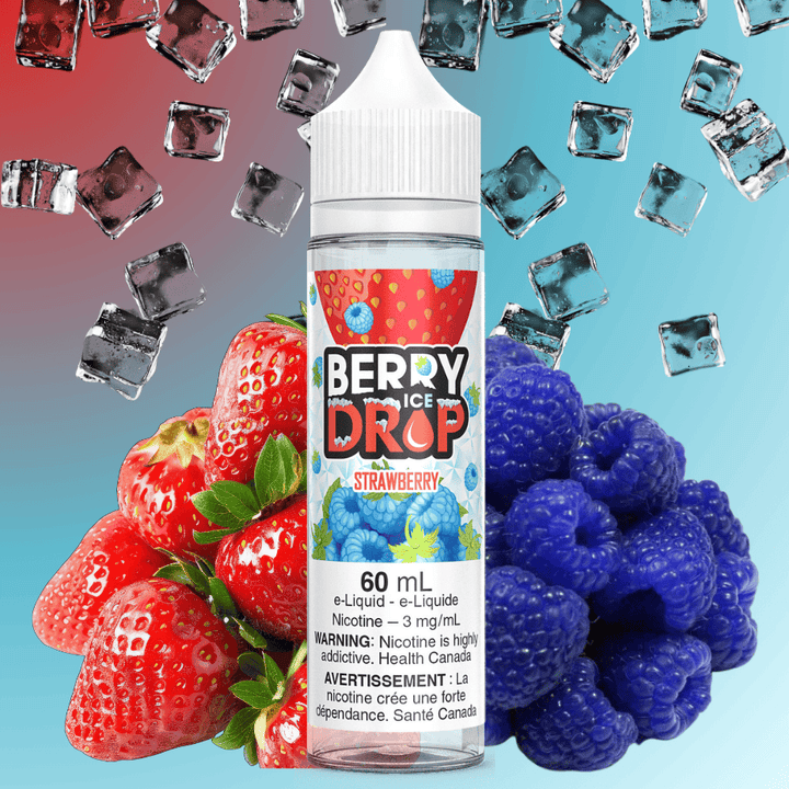 Strawberry Ice by Berry Drop E-Liquid 60ml / 3mg Vape Superstore  Saskatchewan Canada