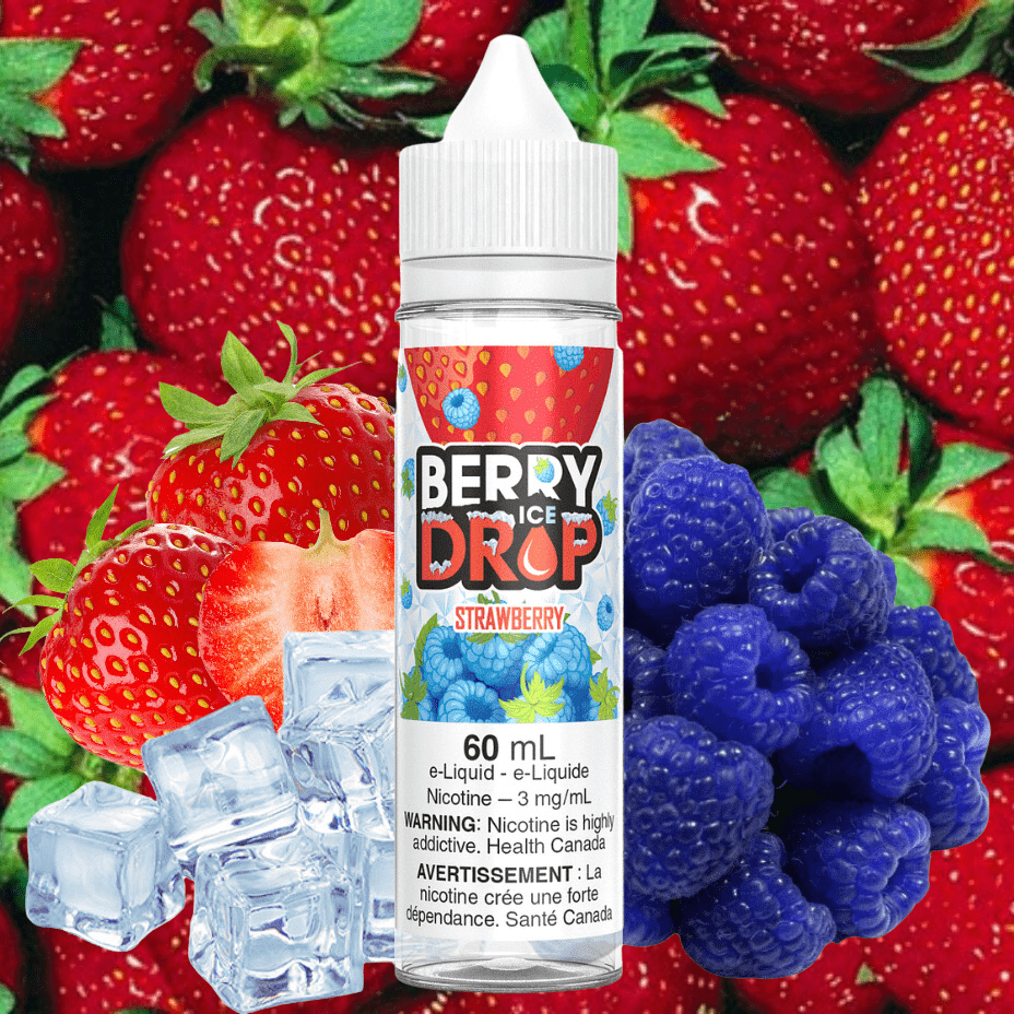Strawberry Ice by Berry Drop E-Liquid Vape Superstore  Saskatchewan Canada