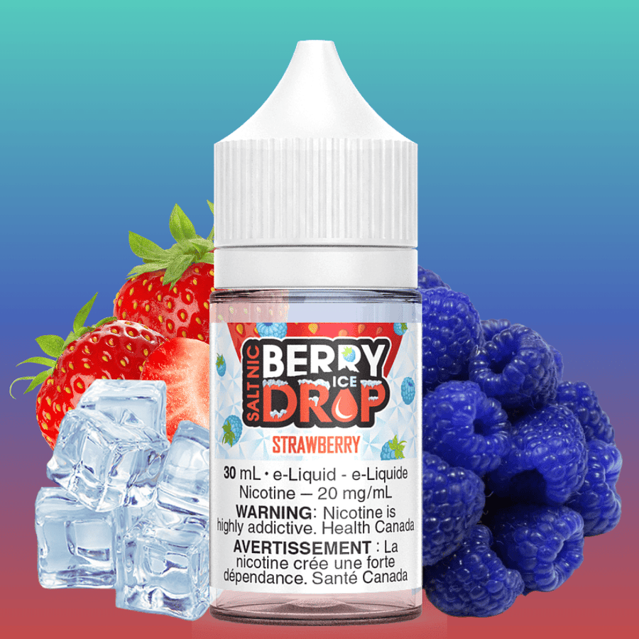 Strawberry Ice Salt by Berry Drop E-Liquid 30mL / 12mg Vape Superstore  Saskatchewan Canada