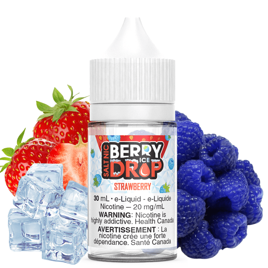 Strawberry Ice Salt by Berry Drop E-Liquid 30ml / 12mg Vapexcape Vape and Bong Shop Regina Saskatchewan