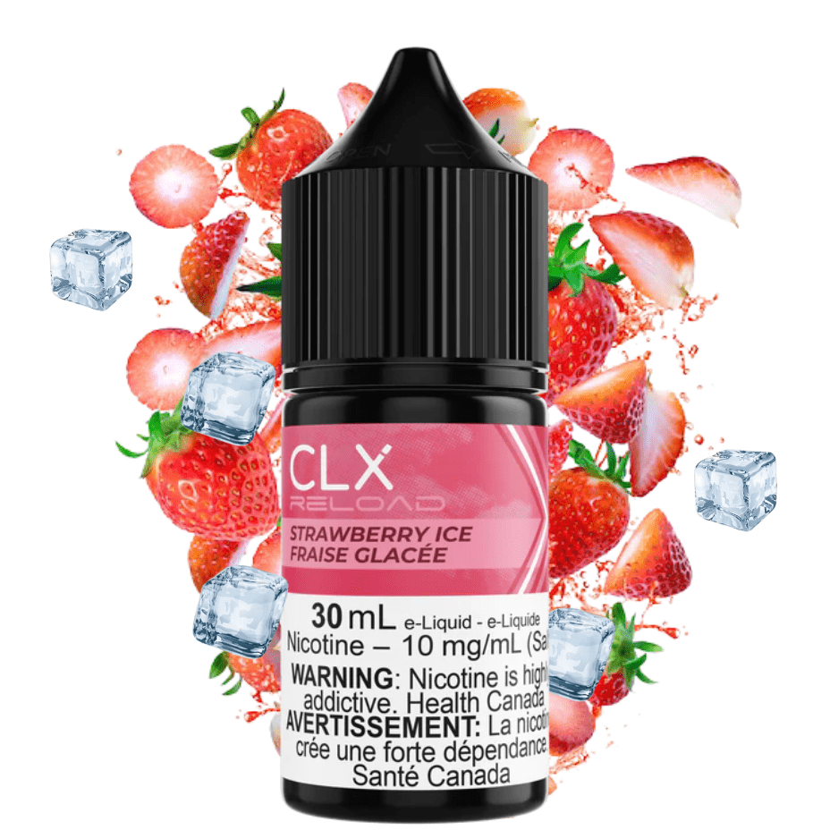 Strawberry Ice Salt by CLX Reload E-Liquid 30ml / 10mg Vape Superstore  Saskatchewan Canada