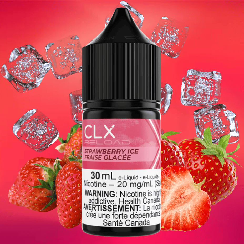 Strawberry Ice Salt by CLX Reload E-Liquid Vape Superstore  Saskatchewan Canada