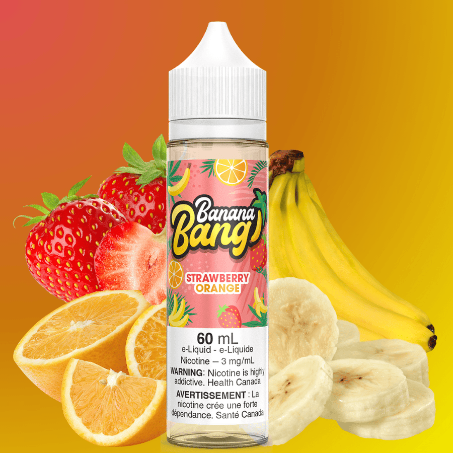 Strawberry Orange by Banana Bang E-Liquid 60ml / 0mg Vape Superstore  Saskatchewan Canada