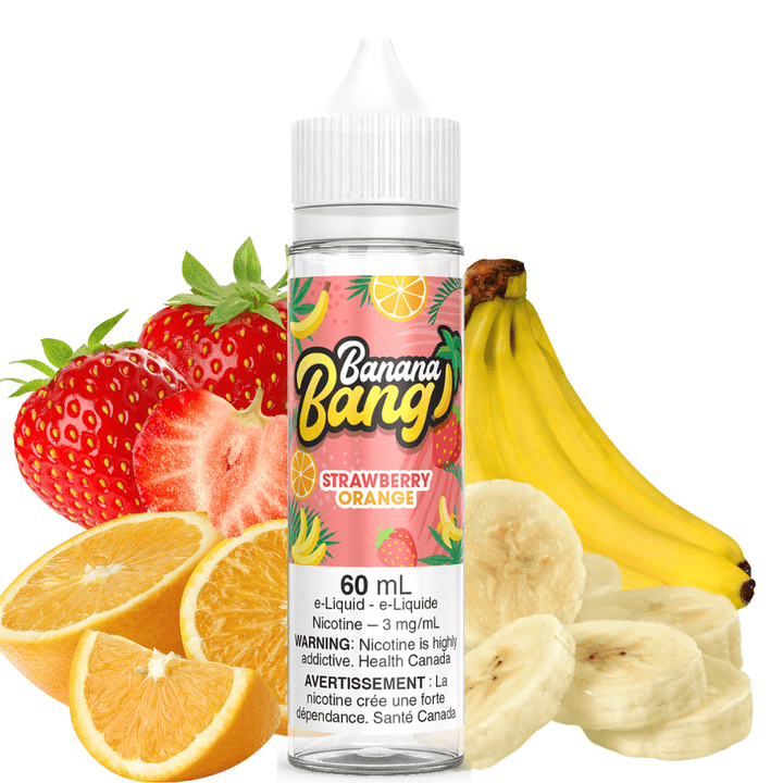 Strawberry Orange by Banana Bang E-Liquid 60ml / 0mg Vape Superstore  Saskatchewan Canada