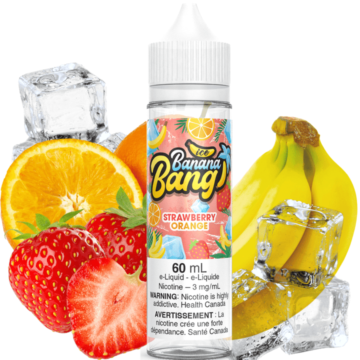 Strawberry Orange Ice by Banana Bang E-Liquid Vape Superstore  Saskatchewan Canada
