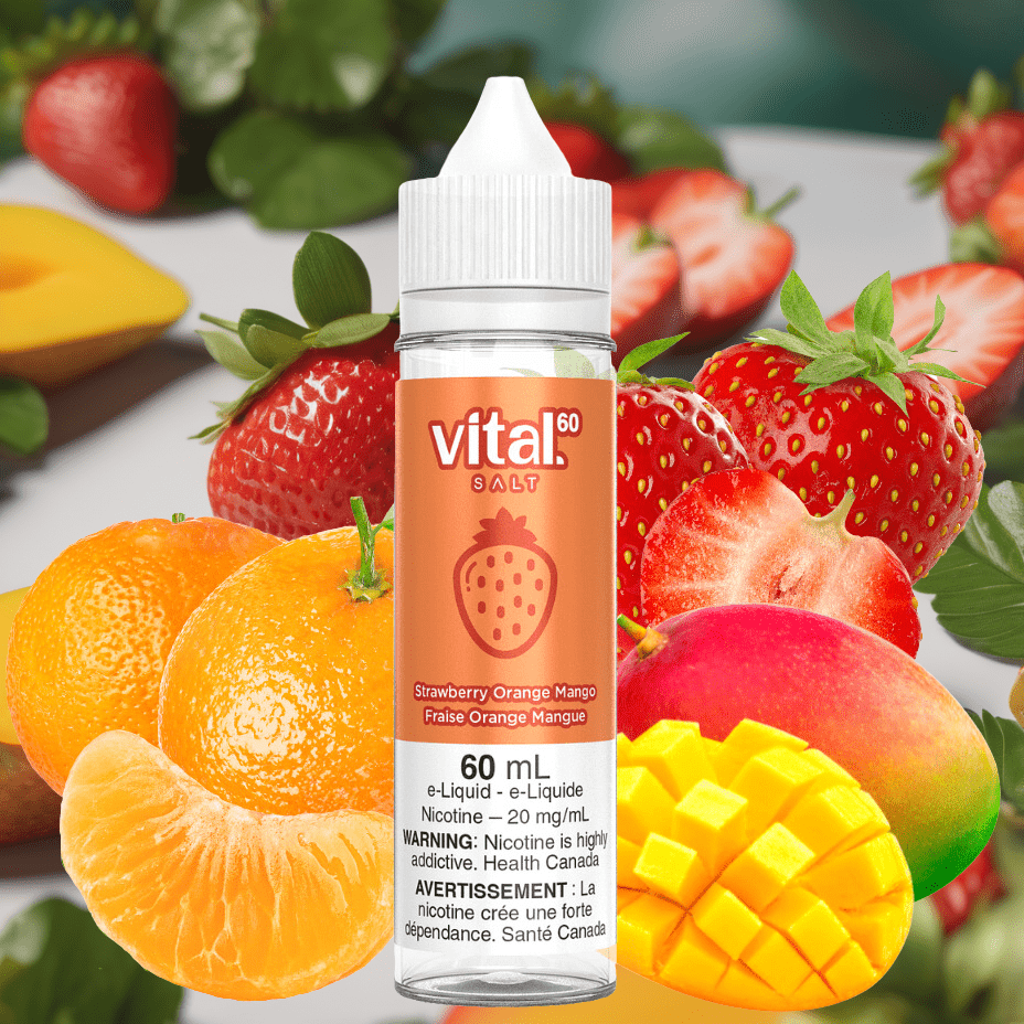 Strawberry Orange Mango by Vital 60 Salt Vape Superstore  Saskatchewan Canada