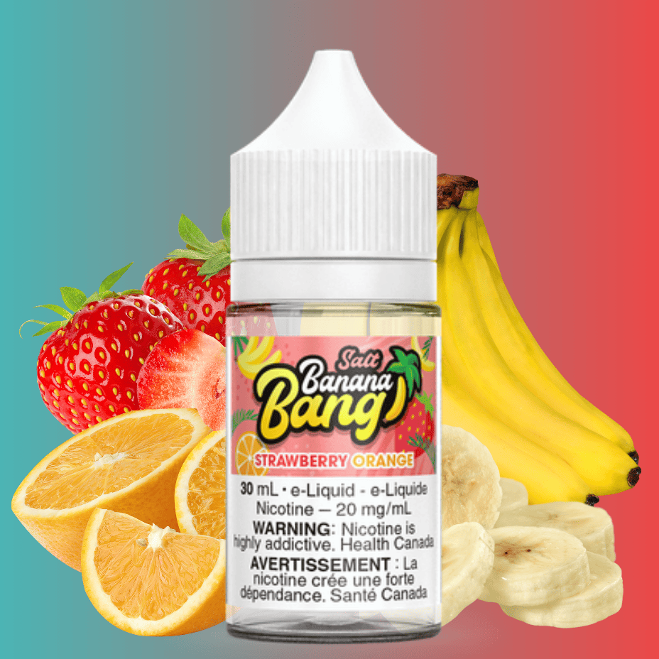 Strawberry Orange Salt by Banana Bang E-Liquid 30ml / 12mg Vape Superstore  Saskatchewan Canada