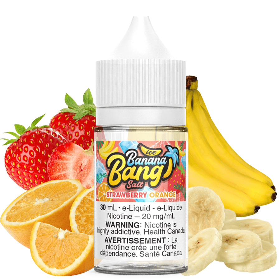 Strawberry Orange Salt by Banana Bang E-Liquid 30ml / 12mg Vape Superstore  Saskatchewan Canada