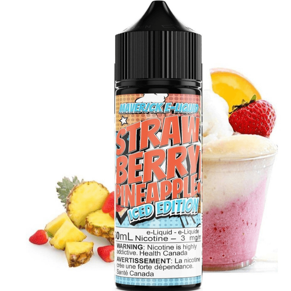 Strawberry Pineapple Iced by Maverick E-Liquid 60ml / 3mg Vape Superstore  Saskatchewan Canada