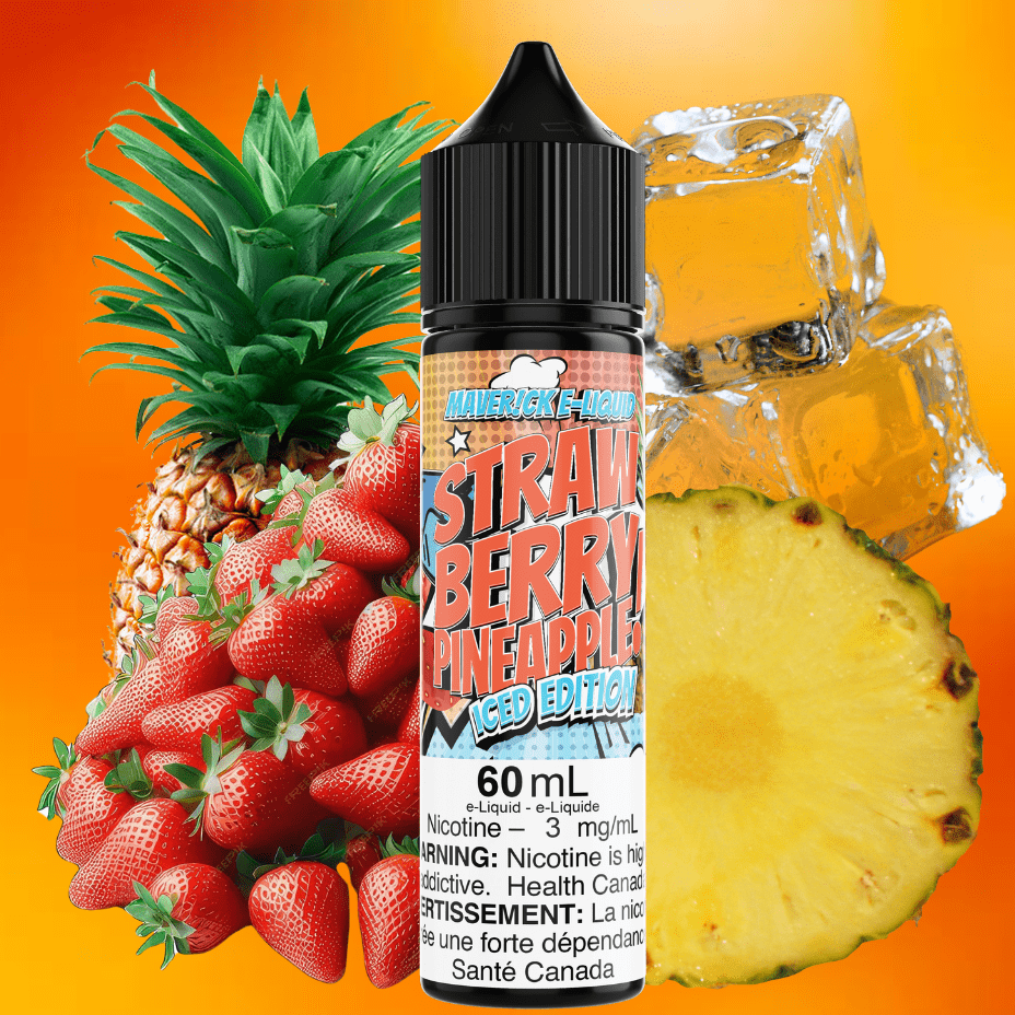 Strawberry Pineapple Iced by Maverick E-Liquid Vape Superstore  Saskatchewan Canada