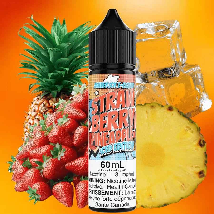 Strawberry Pineapple Iced by Maverick E-Liquid Vape Superstore  Saskatchewan Canada
