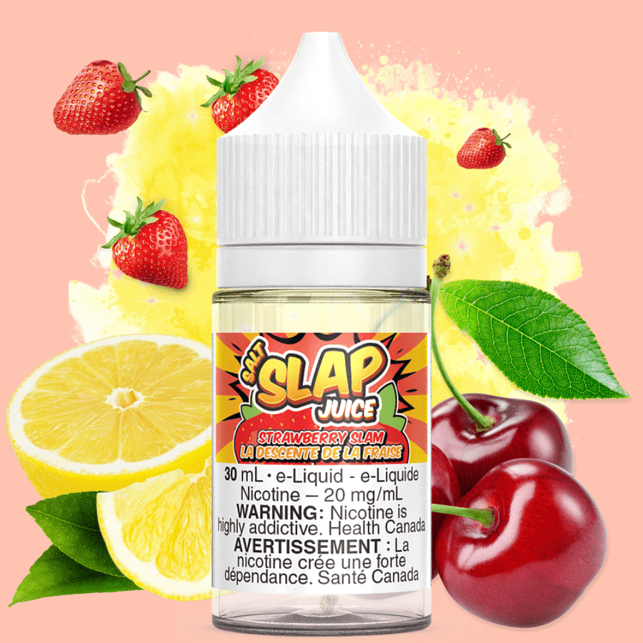 Strawberry Slam Salt by Slap Juice 30ml / 12mg Vapexcape Vape and Bong Shop Regina Saskatchewan