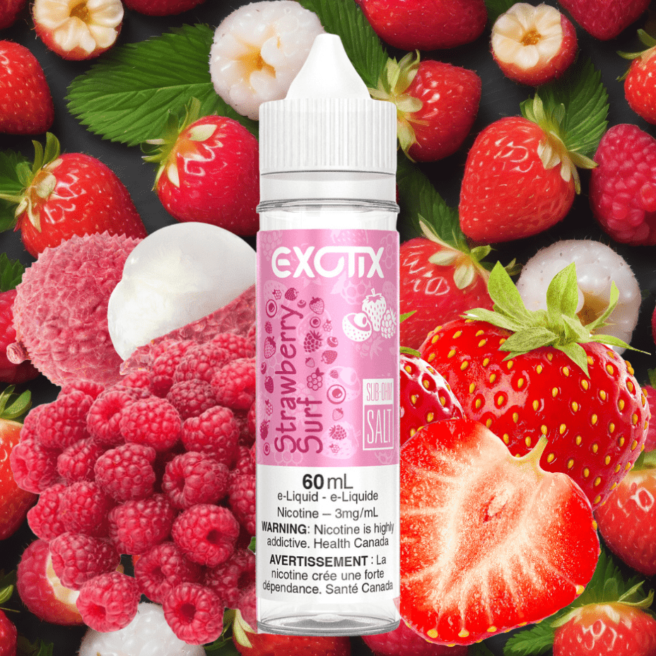 Strawberry Surf By Exotix E-Liquid Vape Superstore  Saskatchewan Canada