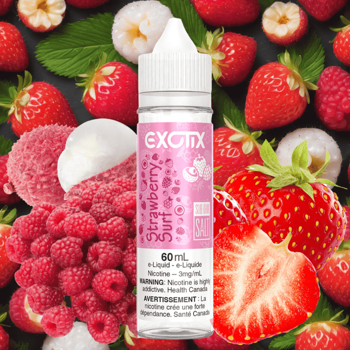 Strawberry Surf By Exotix E-Liquid Vape Superstore  Saskatchewan Canada