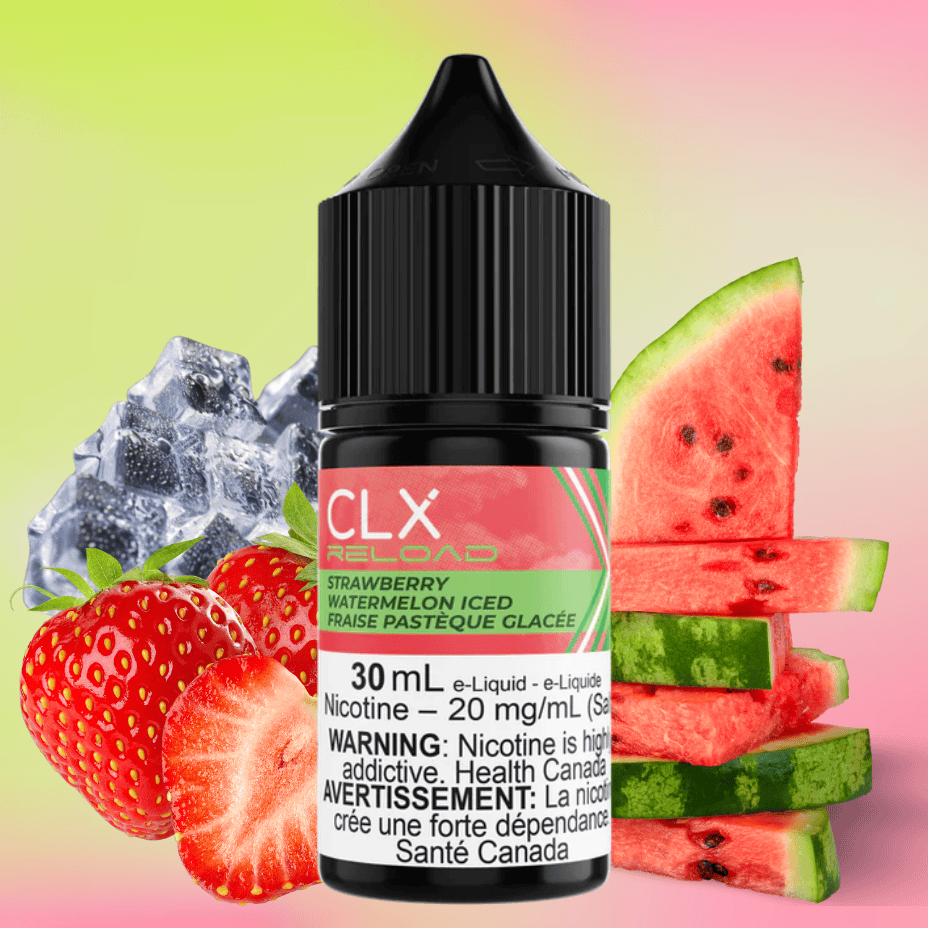 Strawberry Watermelon Ice Salt by CLX Reload E-Liquid 30mL / 10mg Vape Superstore  Saskatchewan Canada
