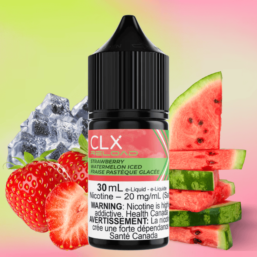 Strawberry Watermelon Ice Salt by CLX Reload E-Liquid 30mL / 10mg Vape Superstore  Saskatchewan Canada