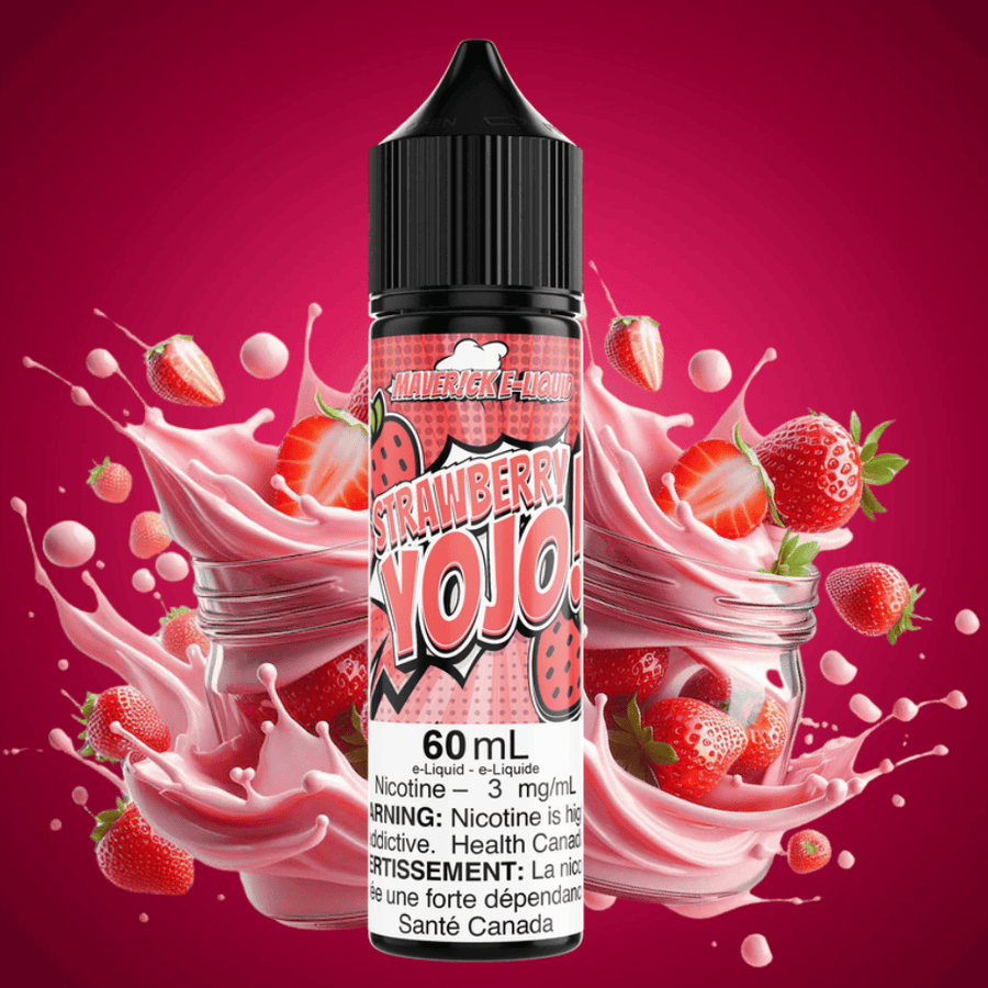 Strawberry YOJO by Maverick E-Liquid 60ml / 3mg Vape Superstore  Saskatchewan Canada