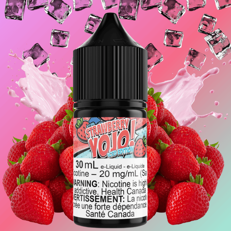 Strawberry Yojo Iced Salt by Maverick E-Liquid 30ml / 12mg Vape Superstore  Saskatchewan Canada