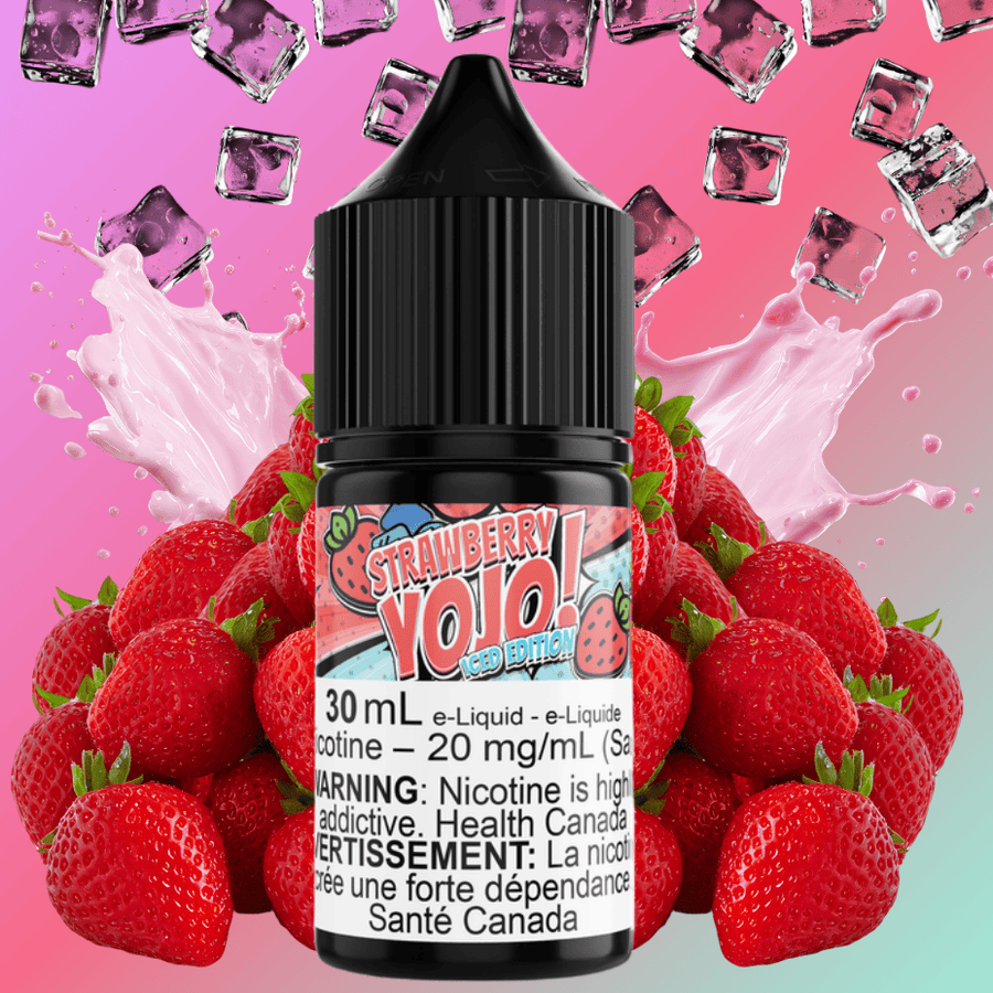 Strawberry Yojo Iced Salt by Maverick E-Liquid 30ml / 12mg Vape Superstore  Saskatchewan Canada