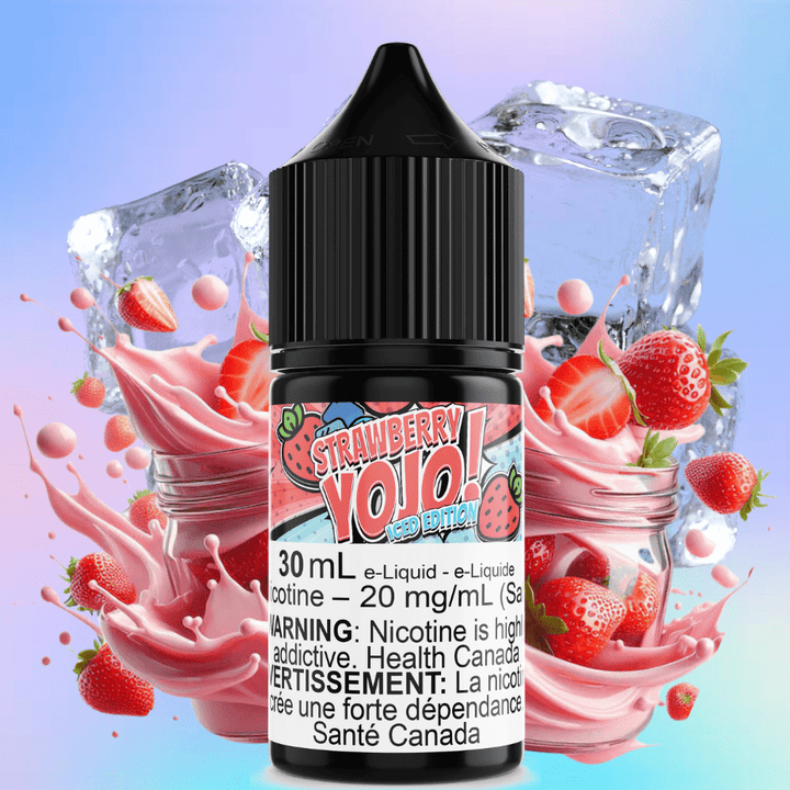 Strawberry Yojo Iced Salt by Maverick E-Liquid Vapexcape Vape and Bong Shop Regina Saskatchewan