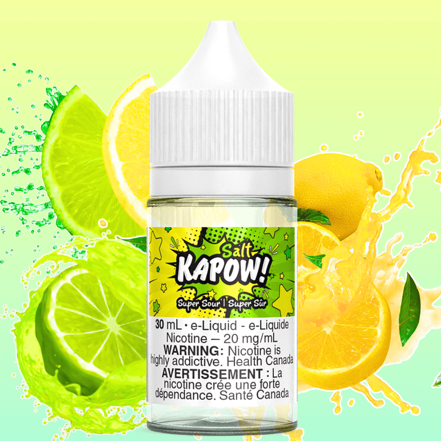 Super Sour Salt by Kapow E-Liquid 30ml / 12mg Vape Superstore  Saskatchewan Canada