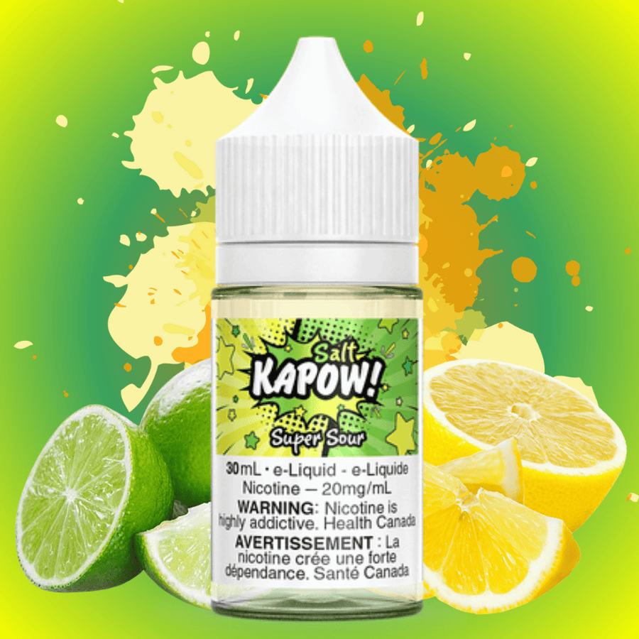 Super Sour Salt by Kapow E-Liquid 30ml / 12mg Vape Superstore  Saskatchewan Canada