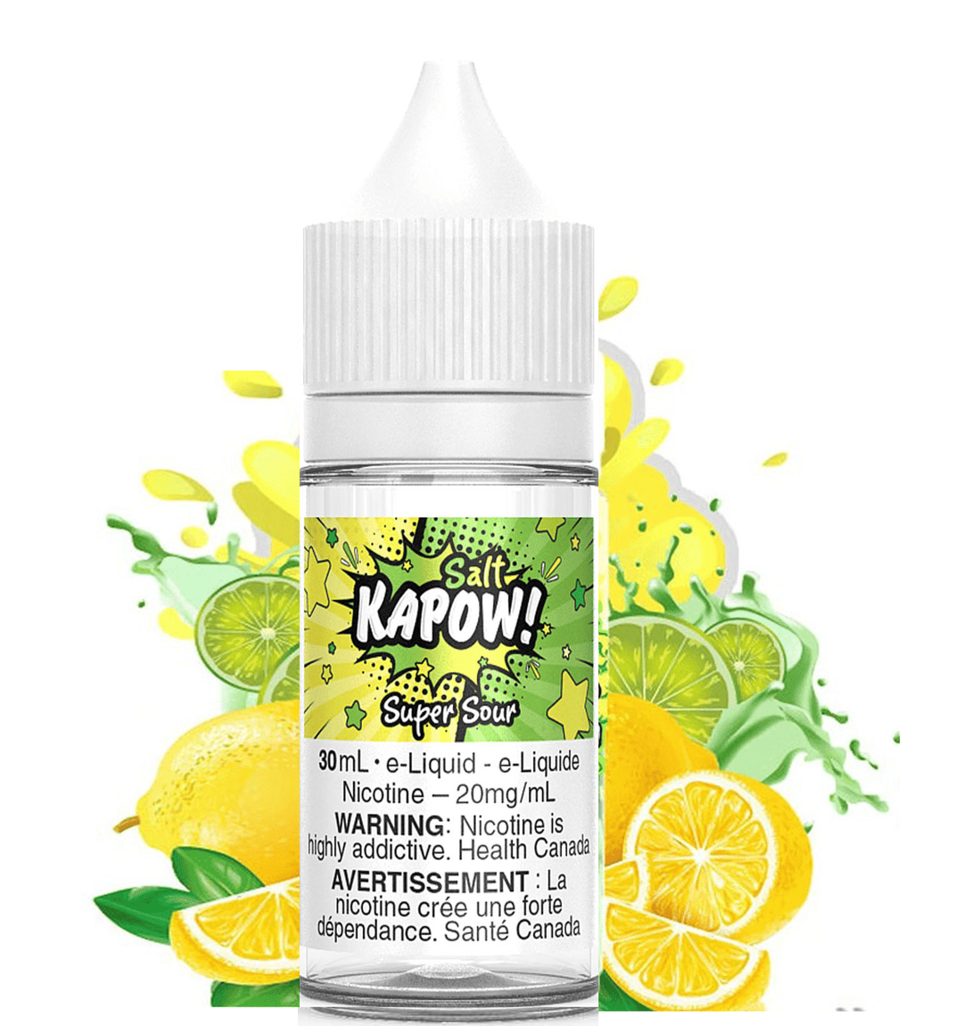 Super Sour Salt by Kapow E-Liquid Vape Superstore  Saskatchewan Canada