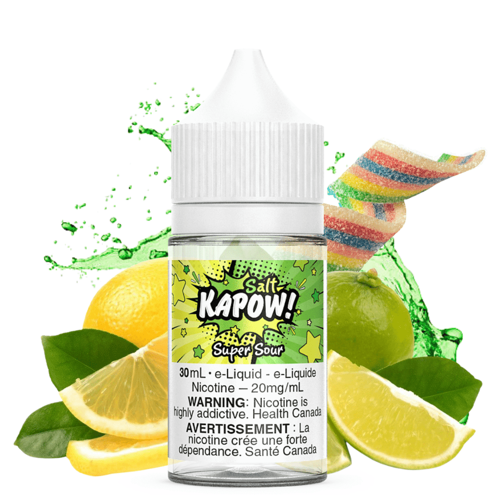 Super Sour Salt by Kapow E-Liquid Vape Superstore  Saskatchewan Canada