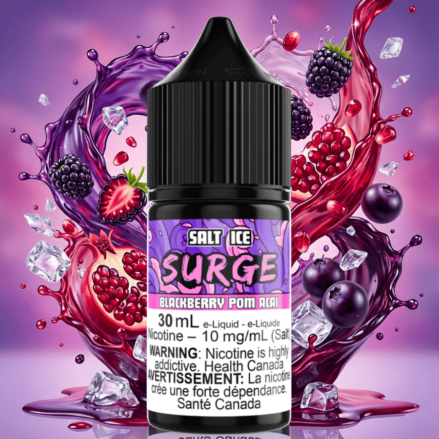 Surge E-Liquid-Blackberry Pom Acai Ice Salt 30ml Vape Superstore  Saskatchewan Canada