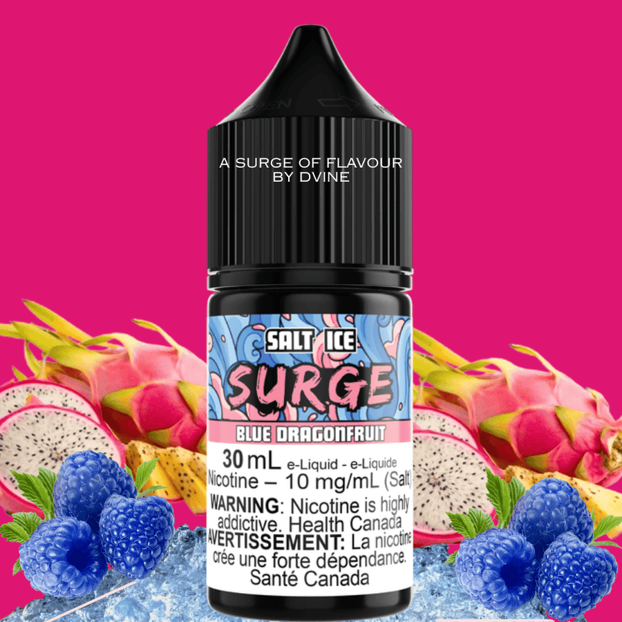 Surge E-Liquid-Blue Dragonfruit Ice Salt 30ml 10mg Vape Superstore  Saskatchewan Canada