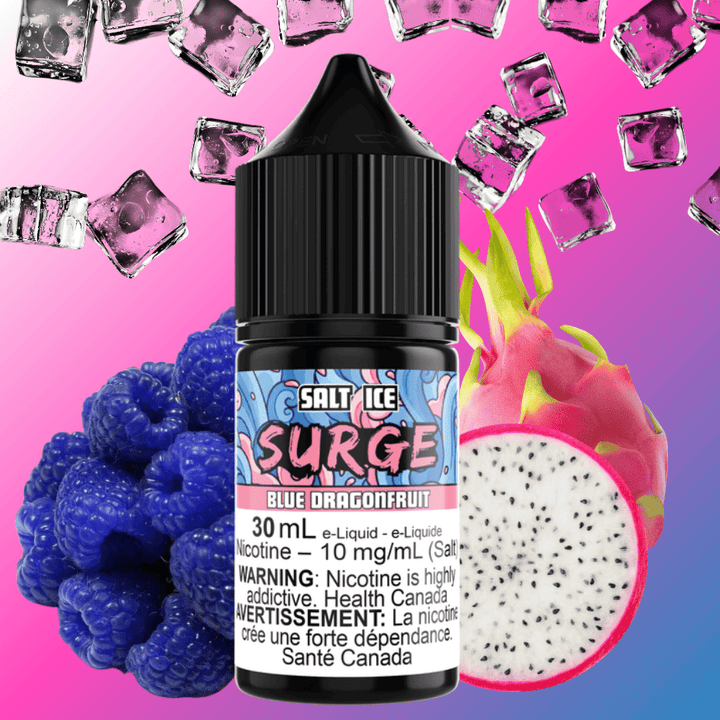 Surge E-Liquid-Blue Dragonfruit Ice Salt 30ml 30mL / 12mg Vape Superstore  Saskatchewan Canada