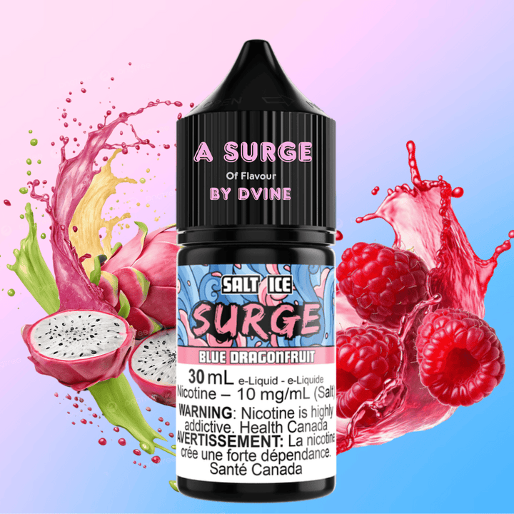 Surge E-Liquid-Blue Dragonfruit Ice Salt 30ml Vape Superstore  Saskatchewan Canada