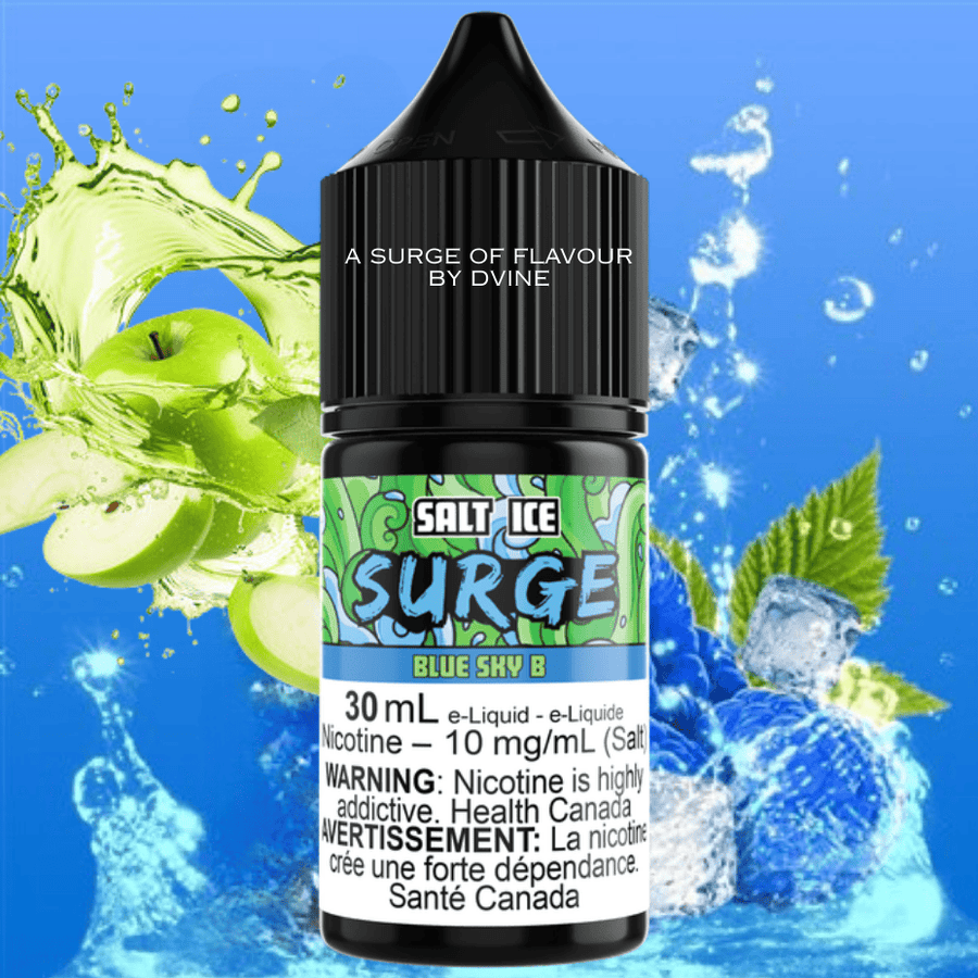 Surge E-Liquid-Blue Sky B Ice Salt 30ml Vape Superstore  Saskatchewan Canada