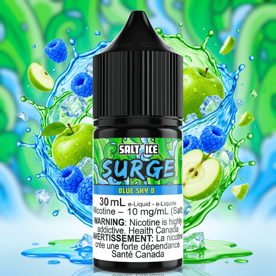 Surge E-Liquid-Blue Sky B Ice Salt 30ml Vape Superstore  Saskatchewan Canada