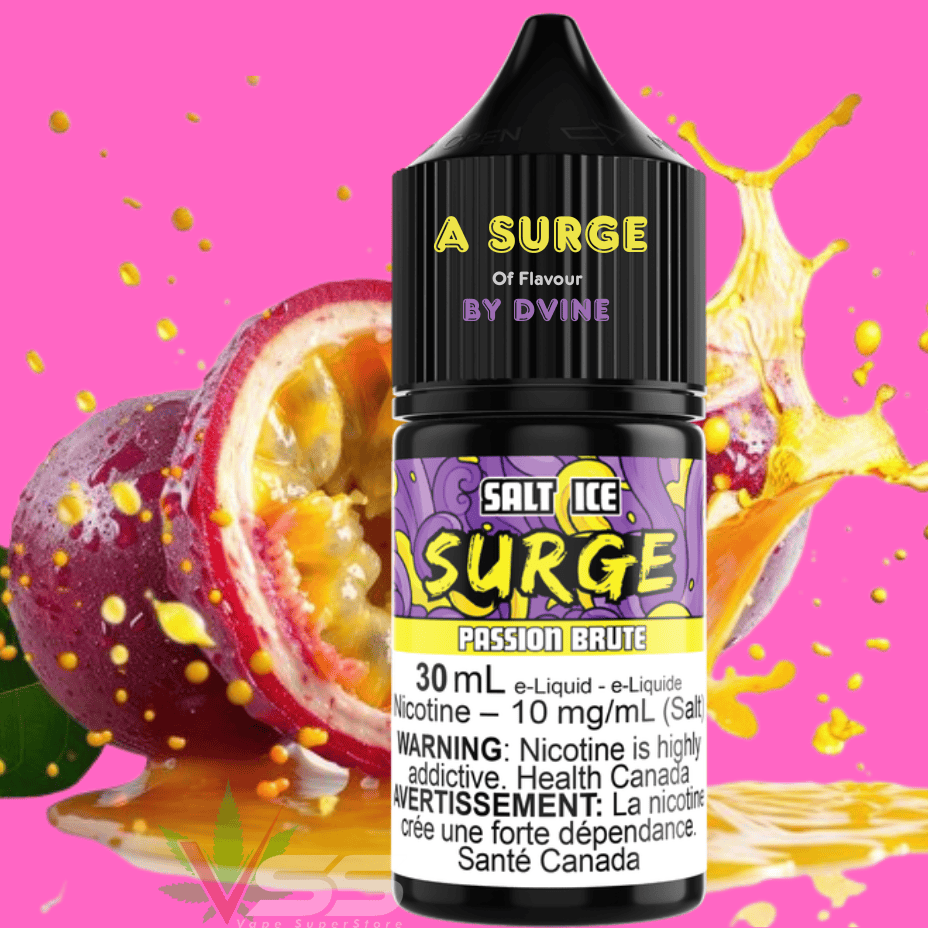 Surge E-Liquid-Passion Brute Ice Salt 30ml 10mg Vape Superstore  Saskatchewan Canada