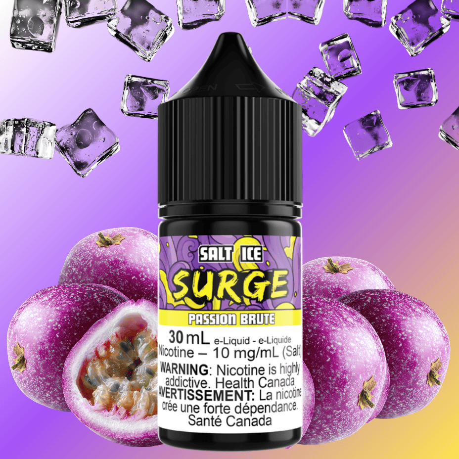 Surge E-Liquid-Passion Brute Ice Salt 30ml 30mL / 12mg Vape Superstore  Saskatchewan Canada