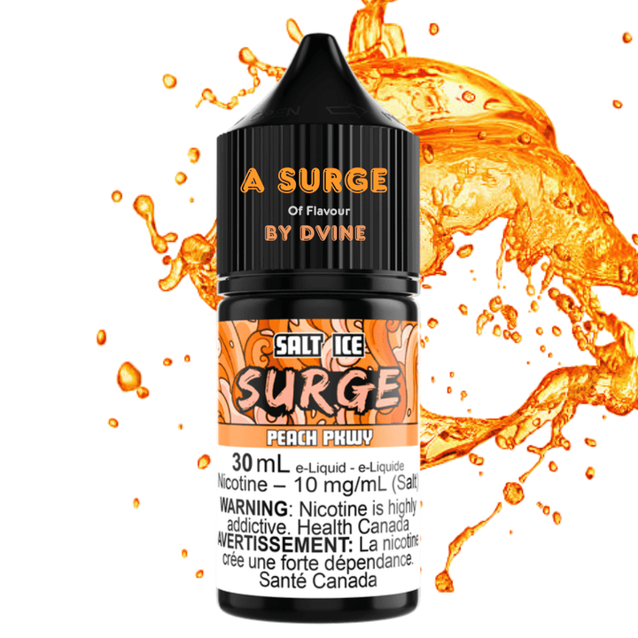 Surge E-Liquid-Peach PKWY Ice Salt 30ml Vape Superstore  Saskatchewan Canada
