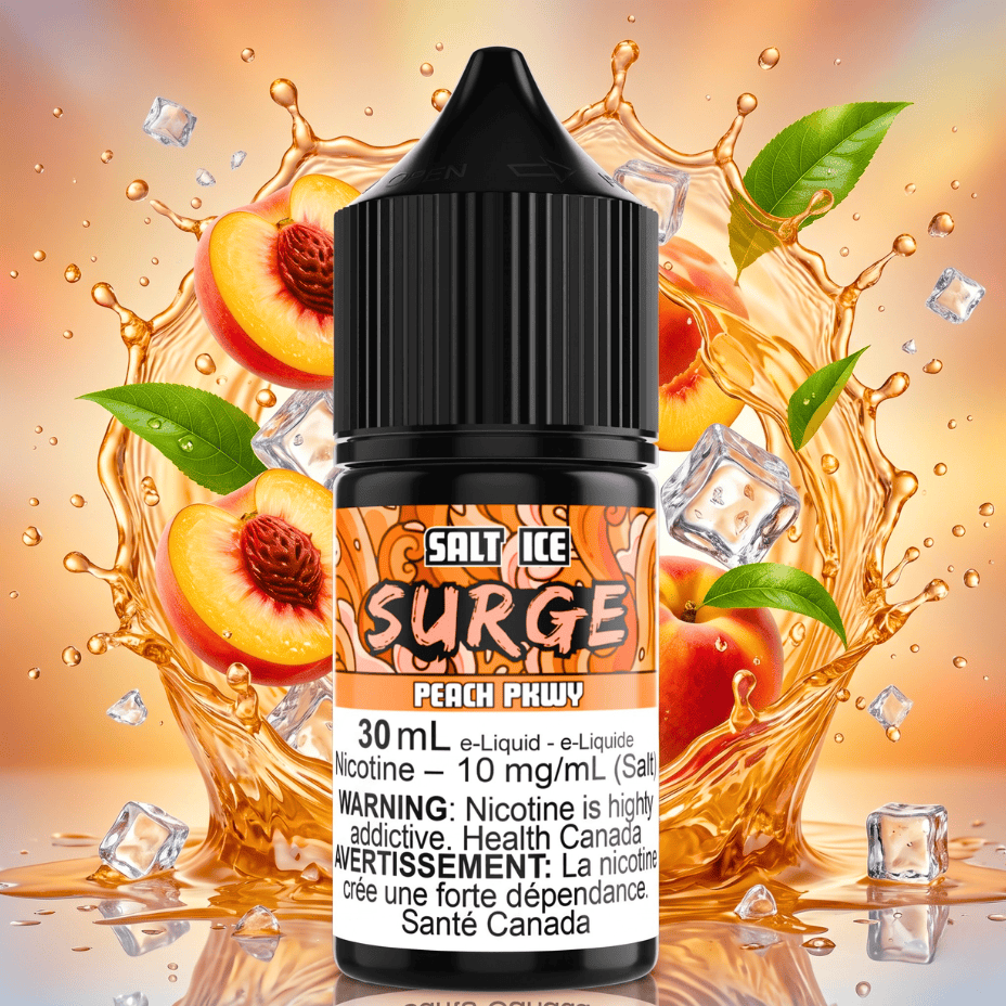 Surge E-Liquid-Peach PKWY Ice Salt 30ml Vape Superstore  Saskatchewan Canada