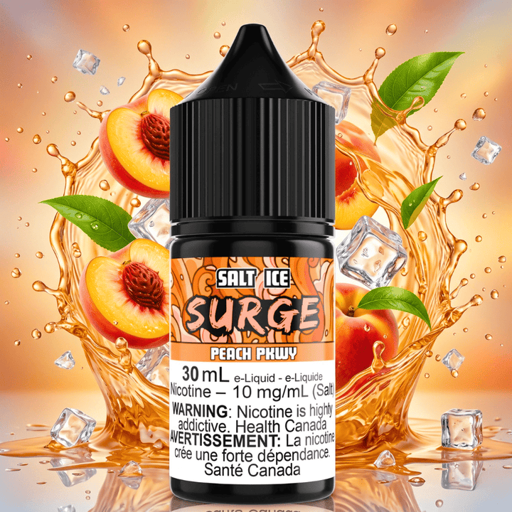 Surge E-Liquid-Peach PKWY Ice Salt 30ml Vape Superstore  Saskatchewan Canada