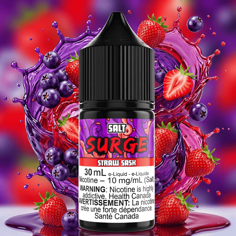 Surge E-Liquid-Straw Sask Salt 30ml Vape Superstore  Saskatchewan Canada