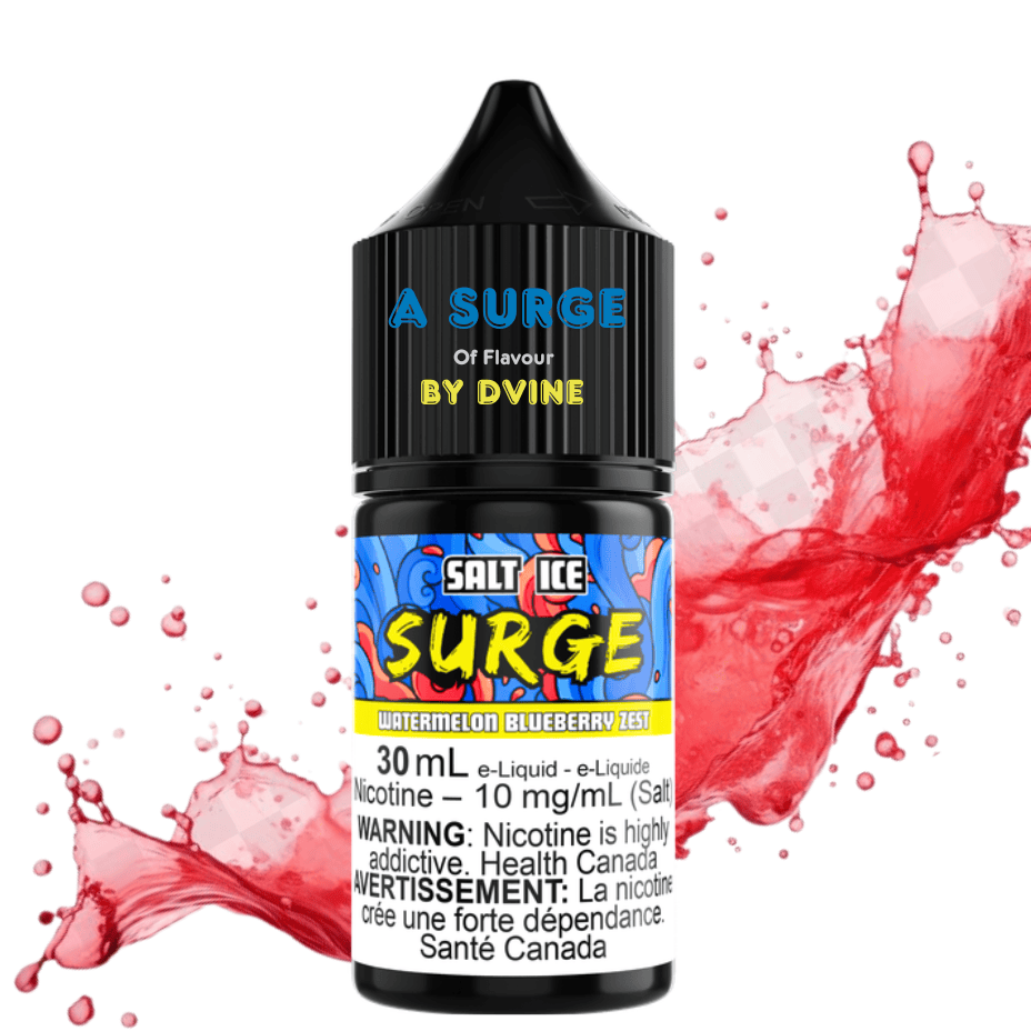 Surge E-Liquid-Watermelon Blueberry Zest Salt 30ml Vape Superstore  Saskatchewan Canada