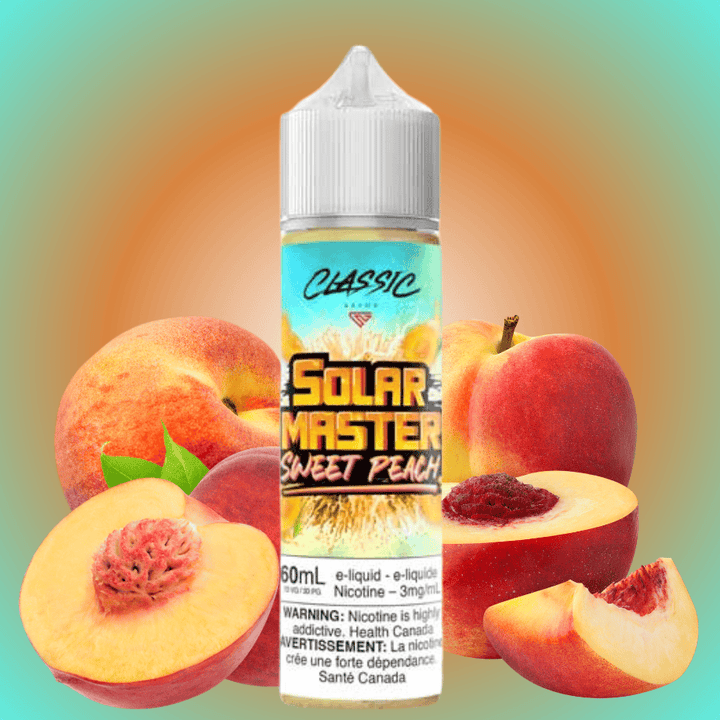 Sweet Peach by Solar Master E-Liquid 3mg Vape Superstore  Saskatchewan Canada