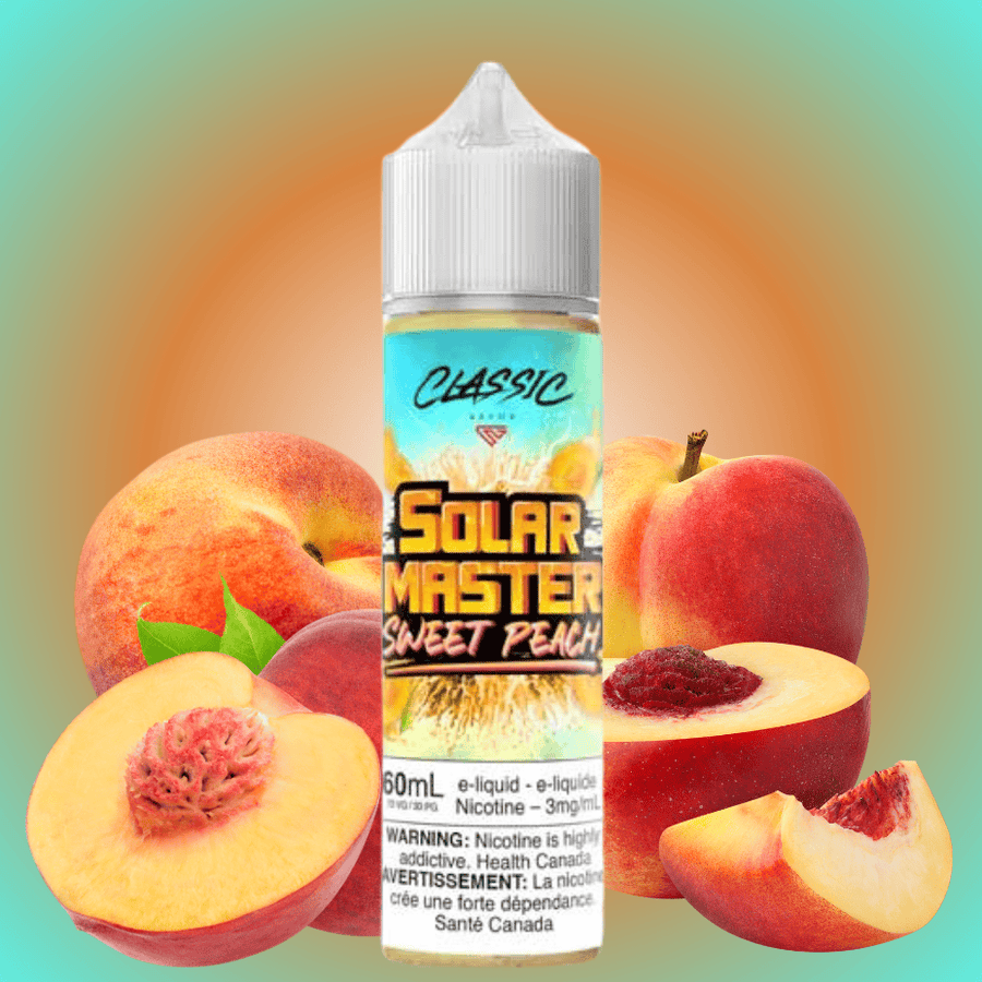 Sweet Peach by Solar Master E-Liquid 3mg Vape Superstore  Saskatchewan Canada